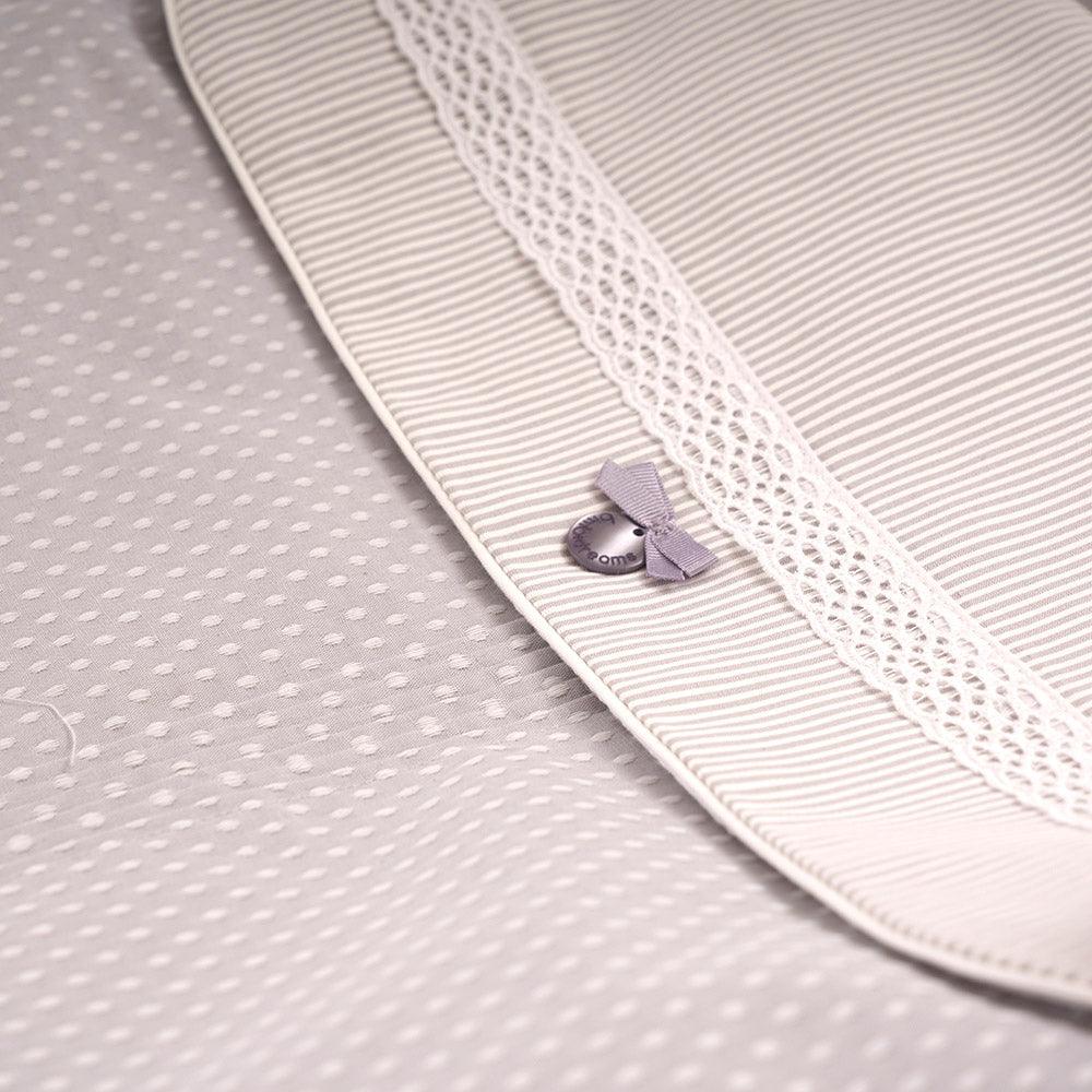 Colcha con saco capazo 3 usos Venecia Gris Bimbi Class - Nanetes #